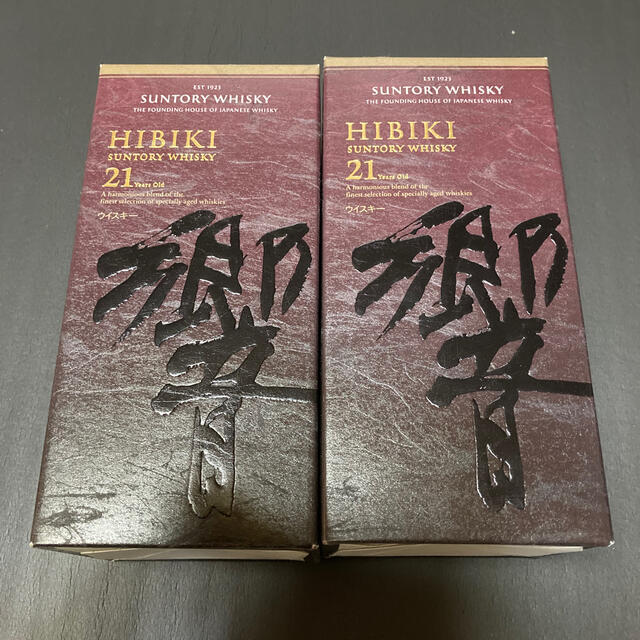 激安単価で サントリー サントリー 響21年 2本セット - ウイスキー