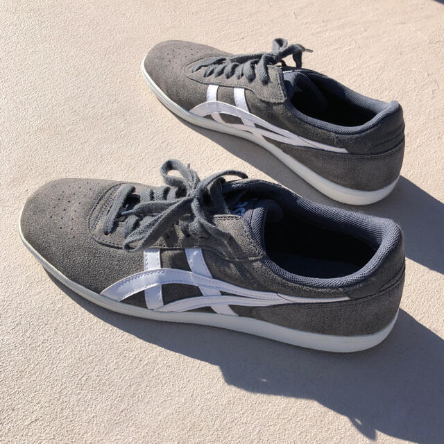 asics アシックス スウェード スニーカー27cmの通販 by maco's shop|アシックスならラクマ