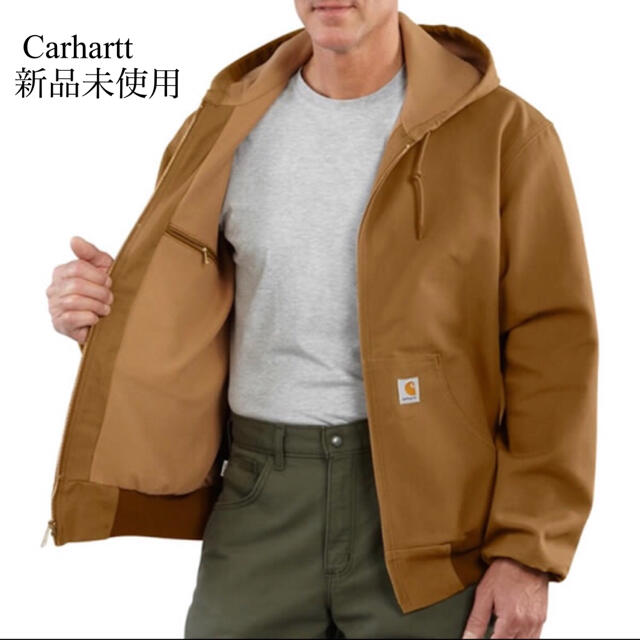 carhartt(カーハート)の新品未使用品　カーハート　アクティブジャケット　J131 ブラウン　Sサイズ メンズのジャケット/アウター(その他)の商品写真