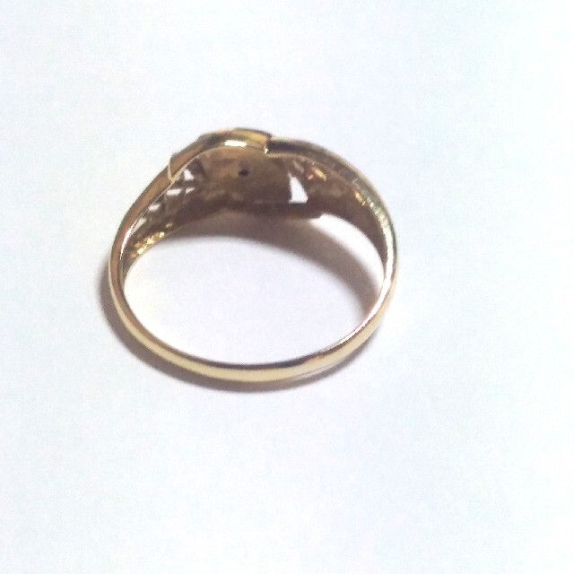 k18 　オニキス　リング　10号 メンズのアクセサリー(リング(指輪))の商品写真