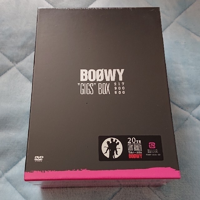 BOOWY “GIGS”BOX DVDDVDブルーレイ