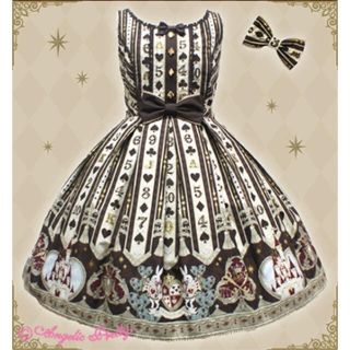 アンジェリックプリティー(Angelic Pretty)の【AMIニャン様専用】Wonder Queen Special Set(ひざ丈ワンピース)