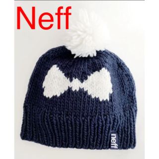 ネフ(Neff)のNEFF ビーニー　ネフ　ニット帽　ネイビー　ニットキャップ(ウエア/装備)