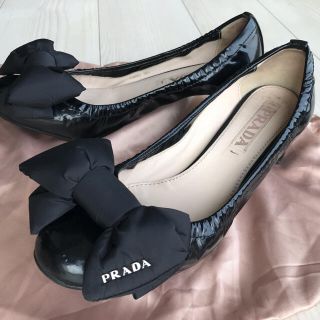 プラダ(PRADA)のプラダ  リボン　パンプス(ハイヒール/パンプス)