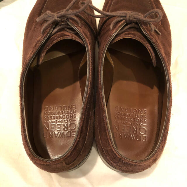 EDWARD GREEN(エドワードグリーン)のエドワードグリーン・ドーバー  7.5E 茶色スエード メンズの靴/シューズ(ドレス/ビジネス)の商品写真
