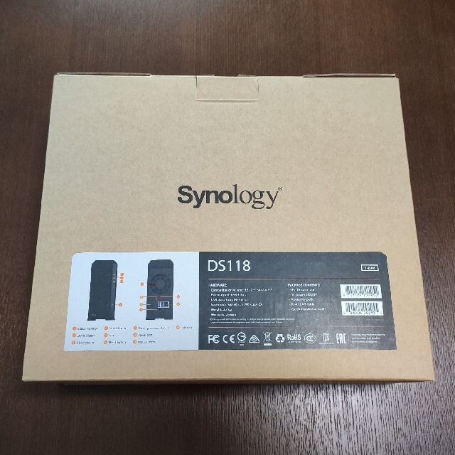 Synology DS118（使用期間少・保証残有） 2