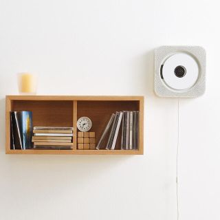 ムジルシリョウヒン(MUJI (無印良品))の無印良品　壁掛け式CDプレイヤー(スピーカー)