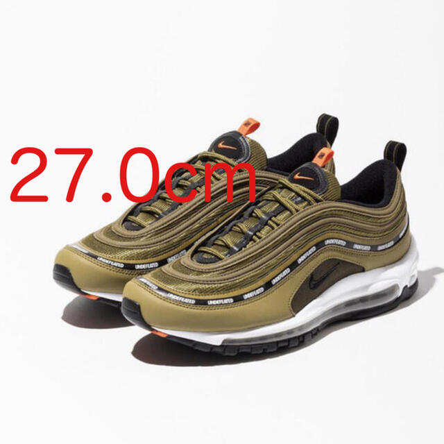 NIKE(ナイキ)のUNDEFEATED x NIKE AIR MAX 97 OLIVE 27.0 メンズの靴/シューズ(スニーカー)の商品写真