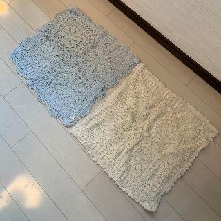 ローラアシュレイ(LAURA ASHLEY)のローラアシュレイ　刺繍クッションカバー　セット(クッションカバー)