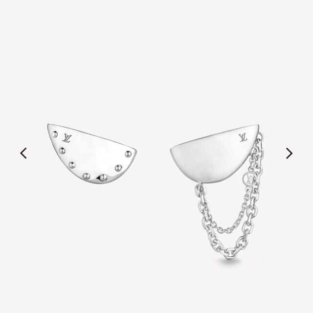 LOUIS VUITTON - ヴィトン シルバーピアス チェーンの通販 by M's shop