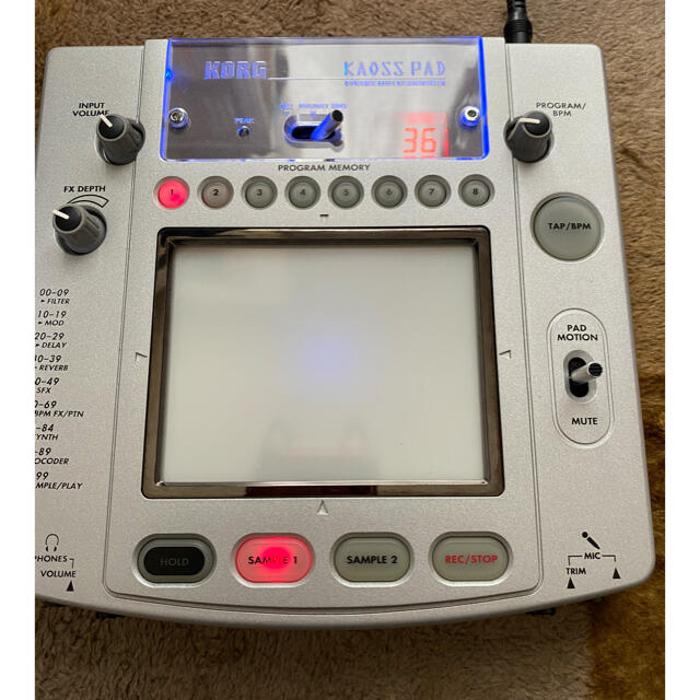 KORG(コルグ)の⚠️ALVA様専用》KORG KAOSS PD (KP2) 中古品 楽器のDJ機器(DJエフェクター)の商品写真