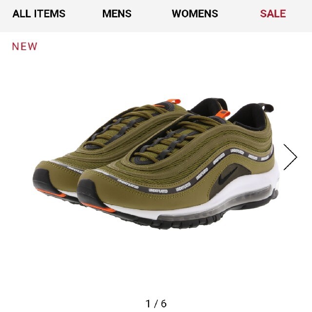 NIKE AIR MAX 97 / UNDFTD OLIVE 27cm - スニーカー