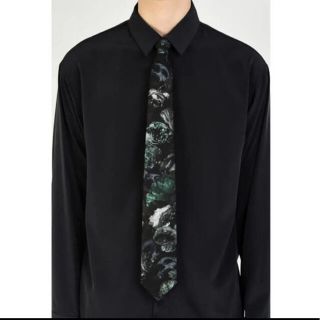 ラッドミュージシャン(LAD MUSICIAN)の20aw TIE ネクタイ　GREEN 新品　定価以下(ネクタイ)