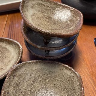 信楽焼　小皿７枚　雲井窯(食器)