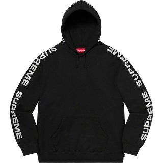 シュプリーム(Supreme)のSupreme Metallic Rib Hooded パーカー サイドロゴ(パーカー)