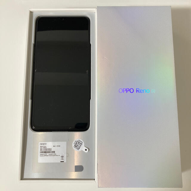 OPPO(オッポ)のOPPO Reno A 128GB SIMフリー ブラック スマホ/家電/カメラのスマートフォン/携帯電話(スマートフォン本体)の商品写真