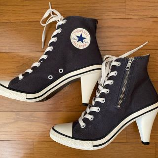 コンバース(CONVERSE)の【水百様専用】converse コンバース　ハイカットヒールスニーカー(スニーカー)