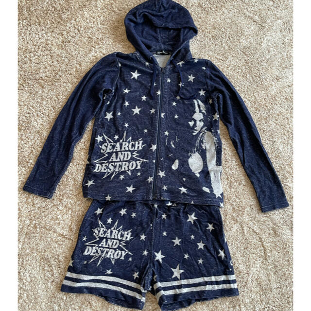 HYSTERIC GLAMOUR(ヒステリックグラマー)のヒステリックグラマー　セットアップ レディースのトップス(パーカー)の商品写真