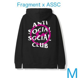 フラグメント(FRAGMENT)のFragment x ASSC Pink Bolt Hoodie M(パーカー)