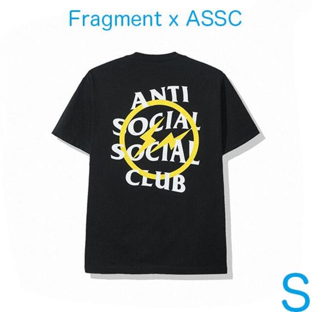 YellowBoltTee色Fragment x ASSC Yellow Bolt Tee S