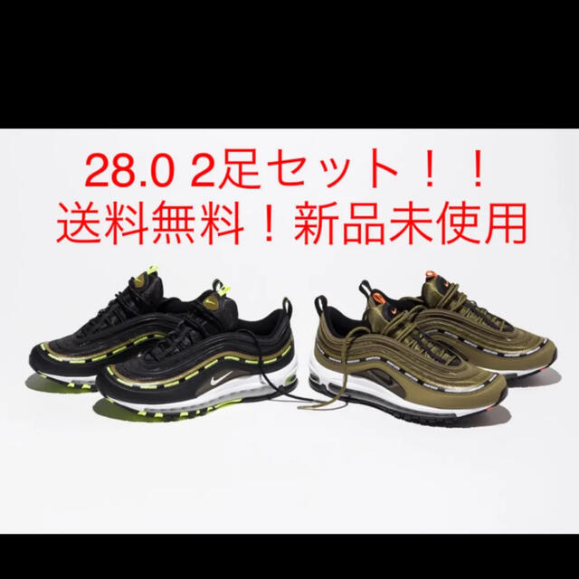 UNDEFEATED - NIKE AIR MAX 97 undefeated 28.0