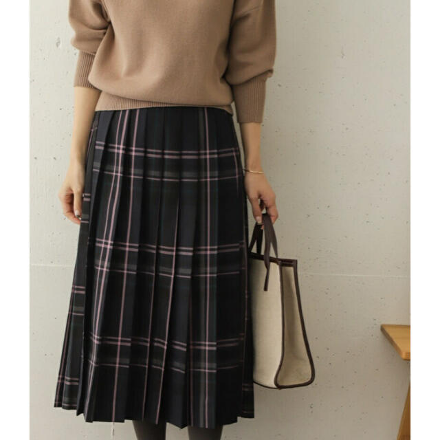 新品☆アーバンリサーチドアーズ カラーチェックプリーツロング
