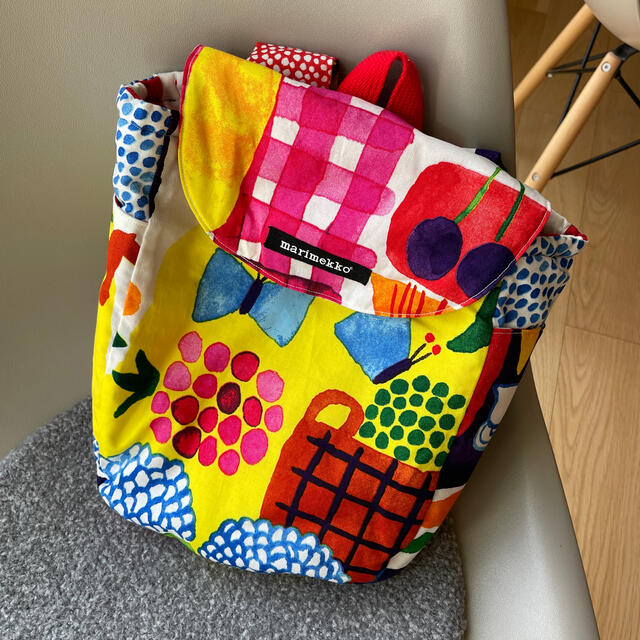 marimekko(マリメッコ)のmarimekko マリメッコ　キッズリュック キッズ/ベビー/マタニティのこども用バッグ(リュックサック)の商品写真