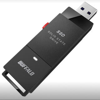 バッファロー(Buffalo)の新品未開封バッファロー SSD 外付け 1.0TBポータブル PS5/PS4対応(PC周辺機器)