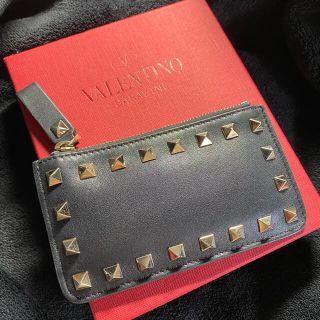 ヴァレンティノ(VALENTINO)のVALENTINO コイン&カードケース　キーリング付き(コインケース)