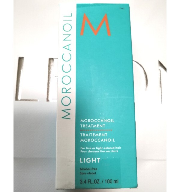 Moroccan oil(モロッカンオイル)の【新品・未使用品】モロッカンオイル　トリートメント　ライト　100ml コスメ/美容のヘアケア/スタイリング(ヘアケア)の商品写真