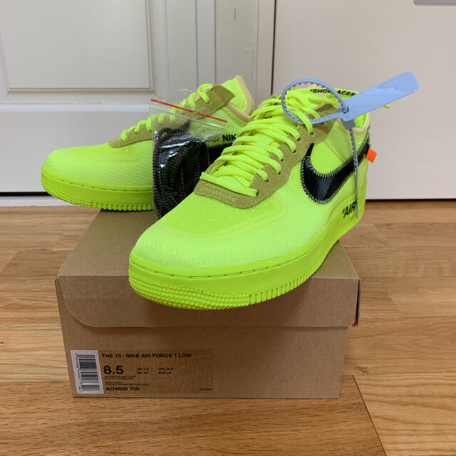 NIKE - THE10 AIRFORCE1 LOW off-White Voltカラー
