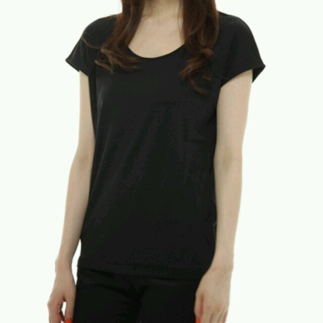 IENA(イエナ)のIENA カットソー Tシャツ ブラック レディースのトップス(カットソー(半袖/袖なし))の商品写真