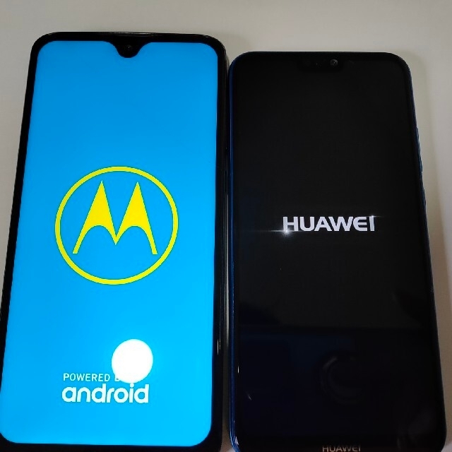 Motorola(モトローラ)のMotorola moto g7 plus Huawei p20 lite スマホ/家電/カメラのスマートフォン/携帯電話(スマートフォン本体)の商品写真