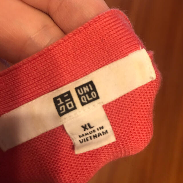 UNIQLO(ユニクロ)の値下げ【ユニクロ】Vネックカーディガン(サイズXL) レディースのトップス(カーディガン)の商品写真