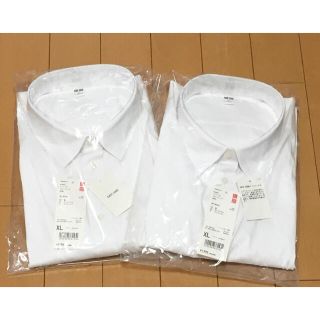 ユニクロ(UNIQLO)のUNIQLO ストレッチブロードシャツ 2枚セット《新品・未使用》(シャツ/ブラウス(長袖/七分))