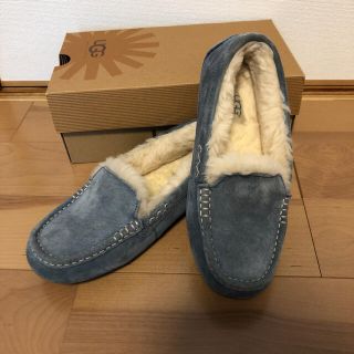 アグ(UGG)のUGG アグ　アンスレー　モカシン　ブルー　23cm(スリッポン/モカシン)