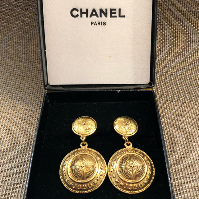 【CHANEL】ヴィンテージシャネル　イヤリングレディース