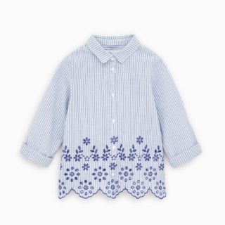 ザラキッズ(ZARA KIDS)のZARA  KIDS    スイス刺繍ブラウス(ブラウス)