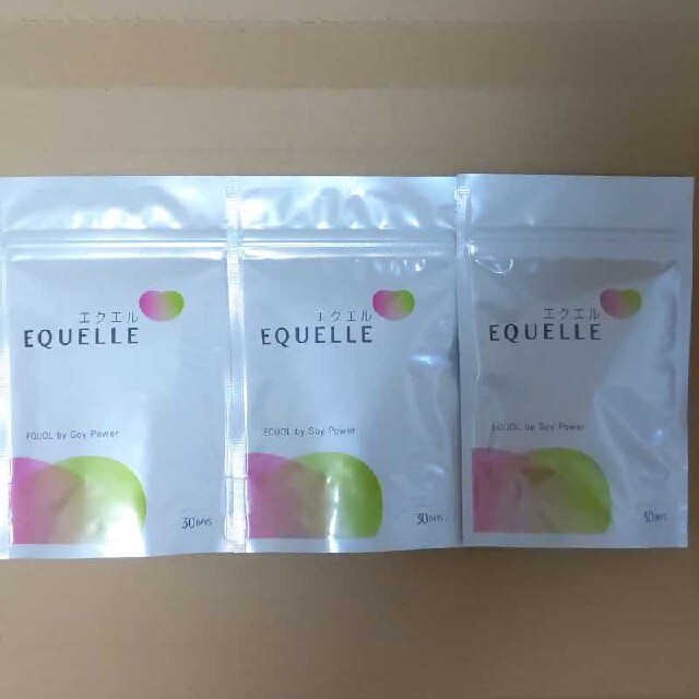 大塚製薬　EQUELLE エクエル　パウチタイプ　120粒　30日分 3袋