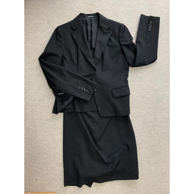 COMME CA DU MODE(コムサデモード)のコムサ デ モード　スーツセットアップ ブラック レディースのフォーマル/ドレス(スーツ)の商品写真