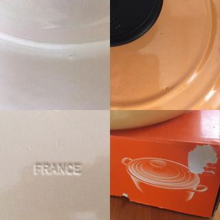LE CREUSET - ル・クルーゼ ココットロンド サフランイエロー 24cm 箱