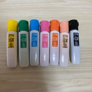 ペンテル(ぺんてる)のぺんてる ポリチューブ入り水彩絵の具7色(絵の具/ポスターカラー)