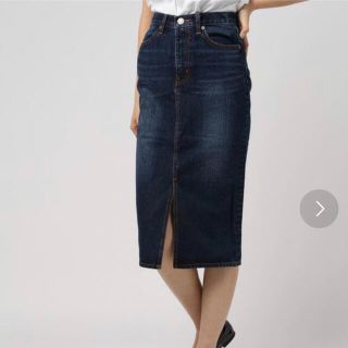 アズールバイマウジー(AZUL by moussy)の【最終価格】アズールバイマウジー　デニムタイトスカート(デニム/ジーンズ)