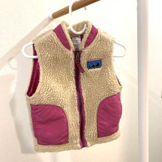 パタゴニア(patagonia)のパタゴニア ベビー レトロXベスト　ピンク　18M(ジャケット/上着)