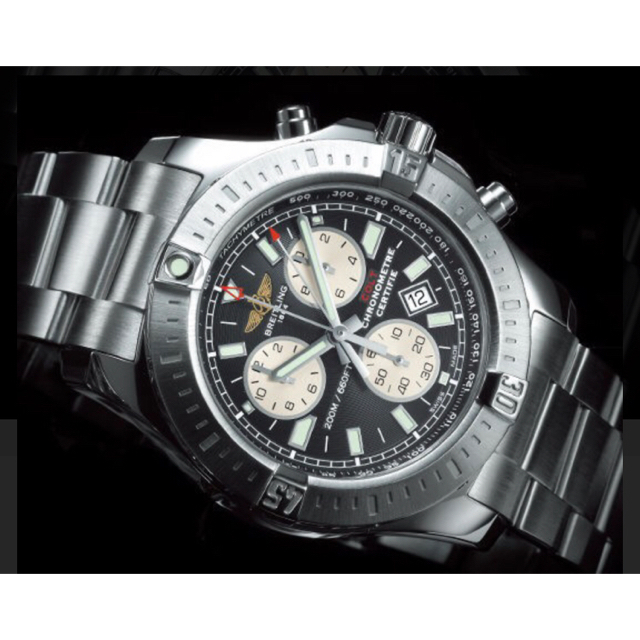 BREITLING(ブライトリング)の【美品仕上げ済】ブライトリング　コルトクロノグラフ　A788 B43 PCS メンズの時計(腕時計(アナログ))の商品写真