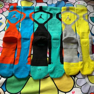 ナイキ(NIKE)のnike air jordan basketball socks 3足セット(ソックス)