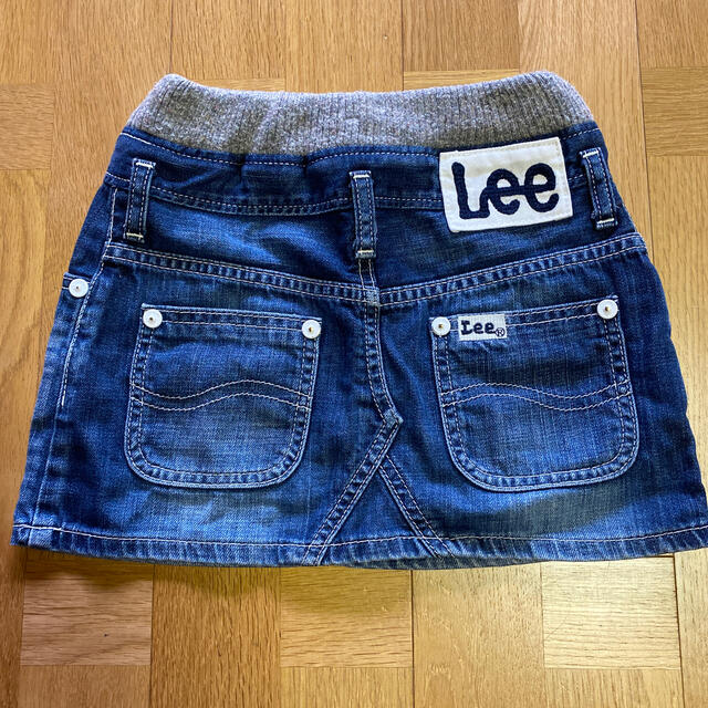 Lee(リー)の【キッズ】Lee デニムスカート　サイズ120 キッズ/ベビー/マタニティのキッズ服女の子用(90cm~)(スカート)の商品写真