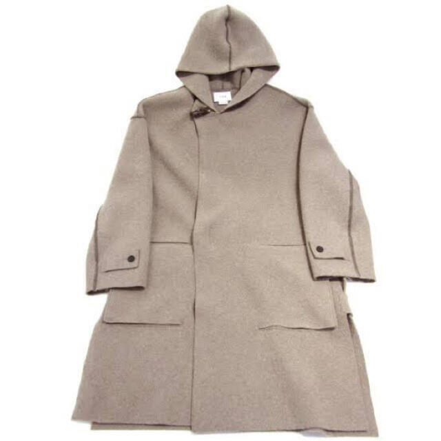 YOKE 7G Milano Rib Hooded Coat | cprc.org.au