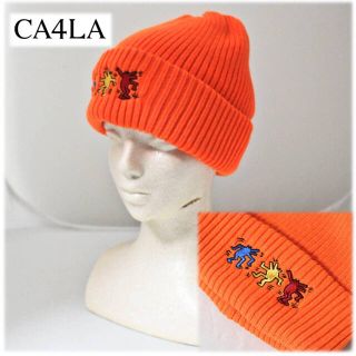 カシラ(CA4LA)の《CA4LA》 新品 キース・ヘリングコラボ ニットキャップ (55～59cm)(ニット帽/ビーニー)