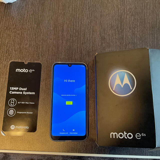 motoe6s メトログレー　未使用　【Android スマホ】